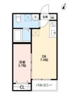 maison de cercle Ⅱ(メゾンドセルクルツー)の間取り画像