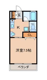 ローズマリー Aの間取り画像