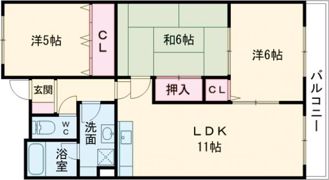 第二ドゥエルなかせいの間取り画像
