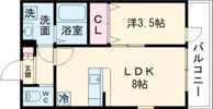 リベルテ南仙台の間取り画像