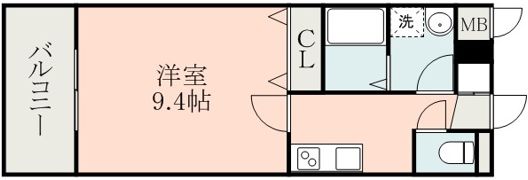 SEA FLATの間取り画像