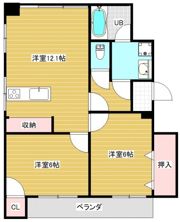 本町マンションの間取り画像