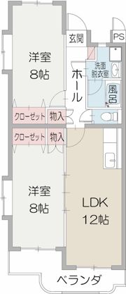 ジュネスⅢの間取り画像