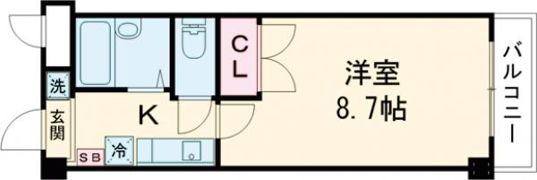 クレスト草津の間取り画像