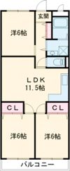 辻田マンションの間取り画像
