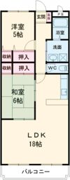 パークシティたかし B棟の間取り画像