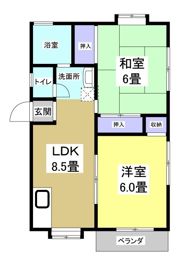 ソレアードIIDA Ⅰの間取り画像