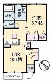 ルイズ・オディエの間取り画像