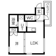 カトラス天神南の間取り画像