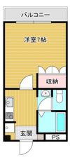 ウエストヒルズの間取り画像