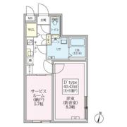 防音マンション スカイラシクラス武蔵関の間取り画像