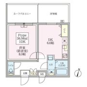 防音マンション スカイラシクラス武蔵関の間取り画像