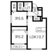 Azure Court S8(アジュールコート)の間取り画像