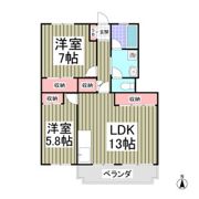 美原コープタウンD棟の間取り画像