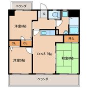 グラントープ道頓堀の間取り画像