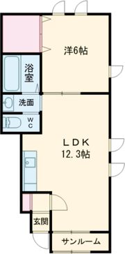 ボンモマン美咲の間取り画像