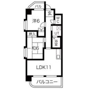 アネックス西町の間取り画像