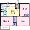 エルディム関森Bの間取り画像