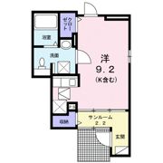 ヒビスクスの間取り画像