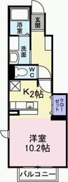 サンシャイン 桜川 Bの間取り画像