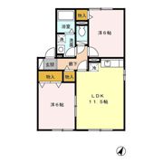 ファイン若宮の間取り画像