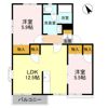 ライフタウニーB街区 6号棟の間取り画像