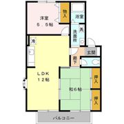 メゾンボナール EFの間取り画像