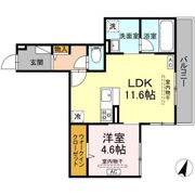 D Paina Odoribaの間取り画像