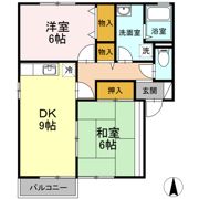 ボナール Aの間取り画像