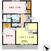 ラ・フルール B棟の間取り画像