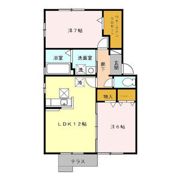 リビングタウン荒池 Aの間取り画像