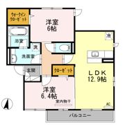 シェモワ イズミの間取り画像