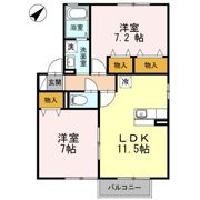 サンファミールあい F棟の間取り画像