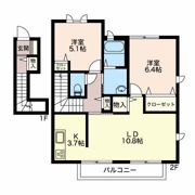 サンリッチ Bの間取り画像
