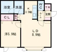 ディヴェールⅡの間取り画像