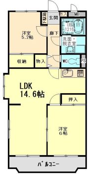 サニーサイドテラスの間取り画像
