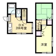 メリーパレスⅠの間取り画像