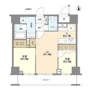 オープンレジデンシア御徒町の間取り画像
