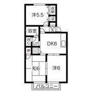シャルマンイワイの間取り画像