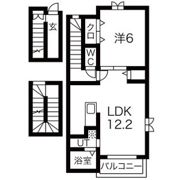 ライラックの間取り画像