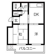 コーポ栄の間取り画像