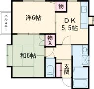 サンライズタウン(A．B)の間取り画像