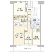 プラザ学園前第2号棟の間取り画像