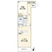 田園調布マンションの間取り画像