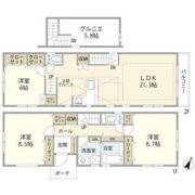 川崎市高津区の間取り画像