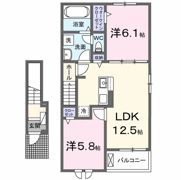 ヴェルドゥーラⅠの間取り画像