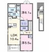 ヴェルドゥーラⅡの間取り画像