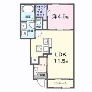 ラルジュAの間取り画像