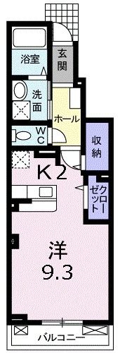 GREEN Court Aの間取り画像