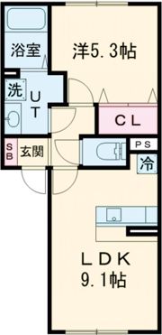 first sky Hの間取り画像